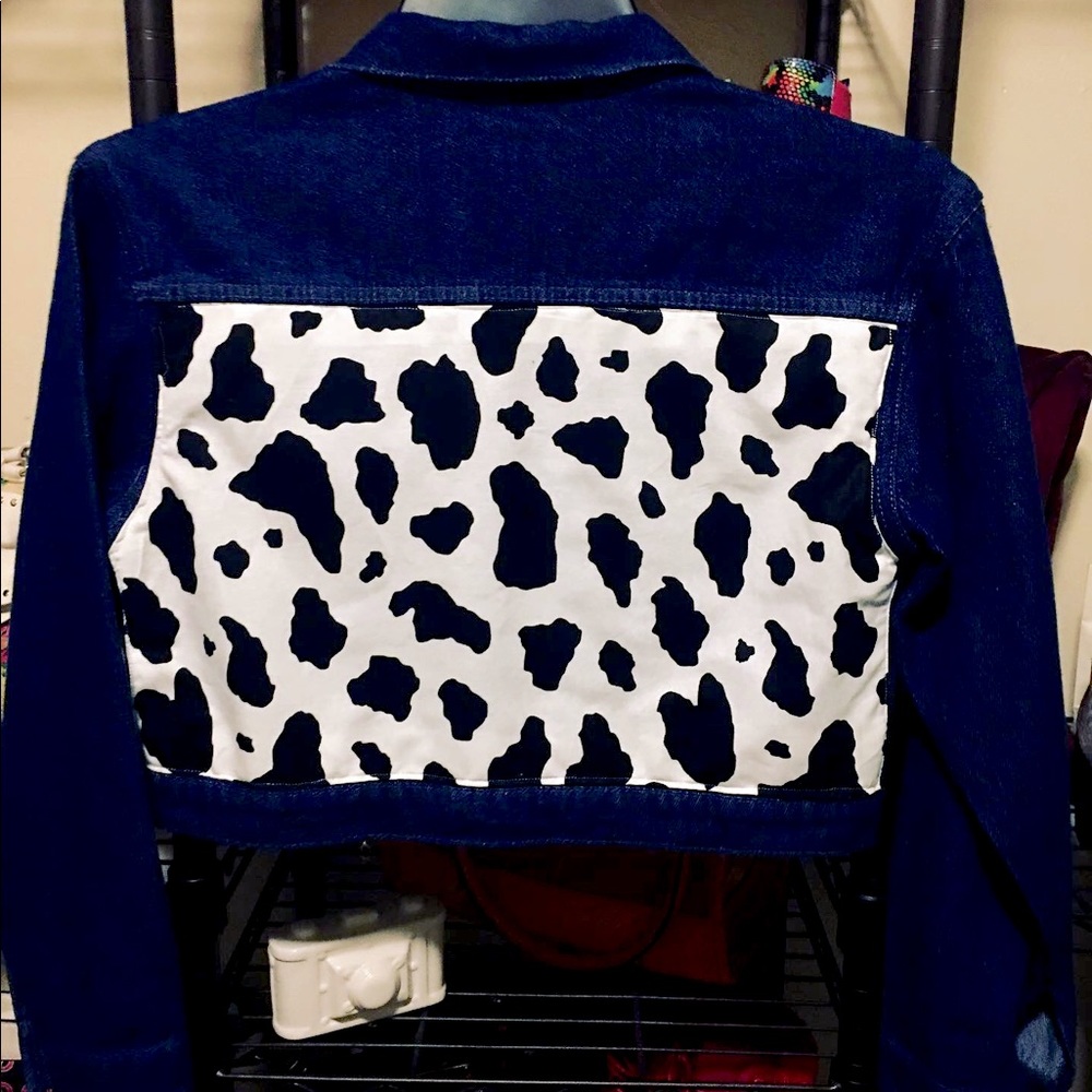 Custom made jean jacket.